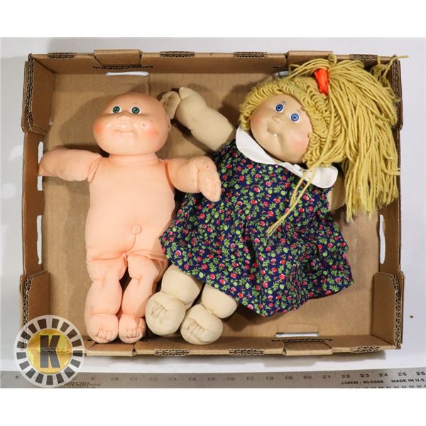 2 VINTAGE CABBAGE PATCH DOLLS