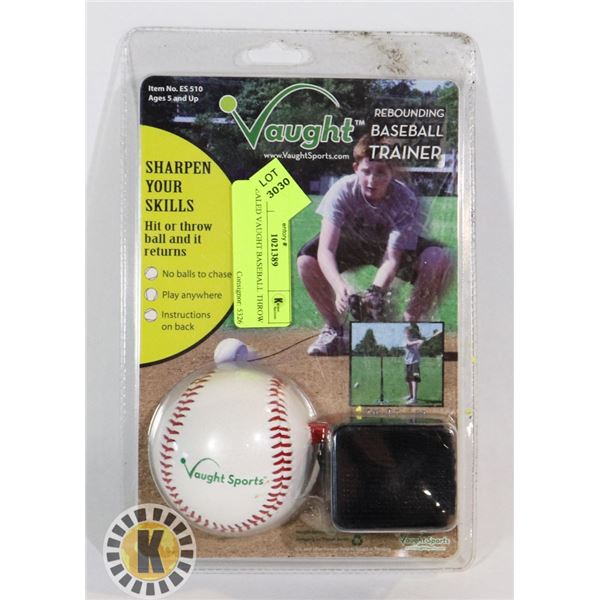 SEALED VAUGHT BASEBALL THROW