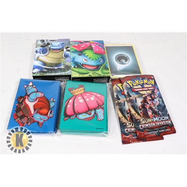 VARIOUS POKEMON x2 BOOSTERS, DECKS ETC