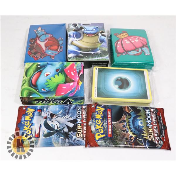 VARIOUS POKEMON x2 BOOSTERS, DECKS ETC