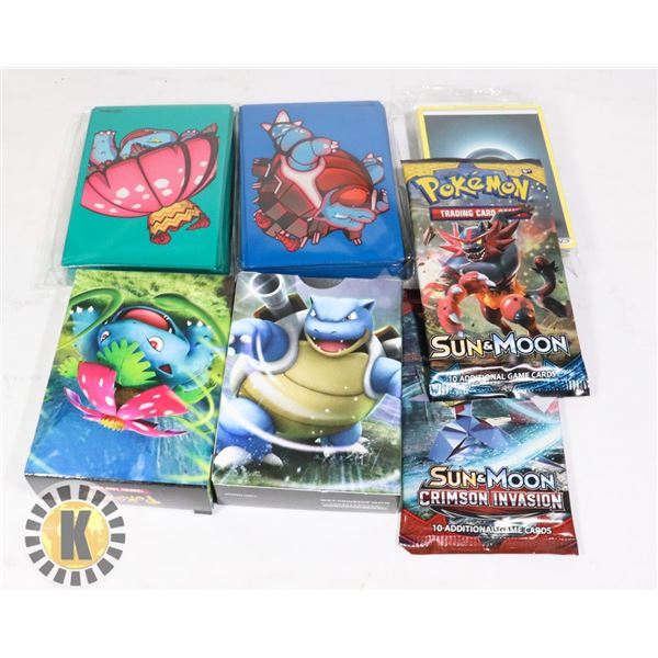 VARIOUS POKEMON x2 BOOSTERS, DECKS ETC
