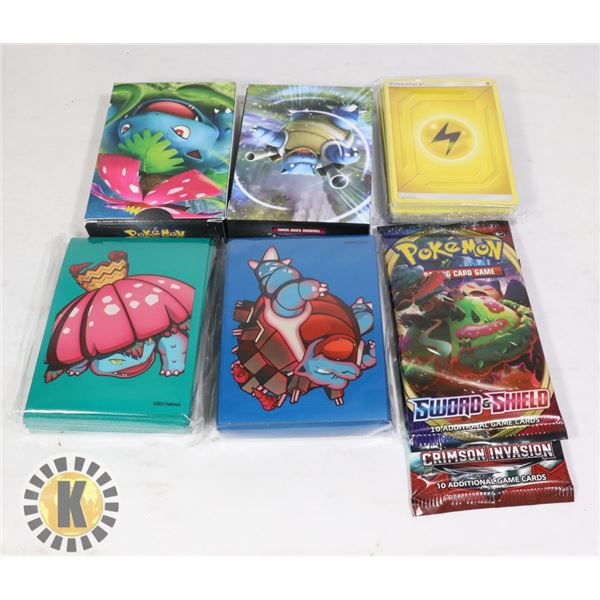 VARIOUS POKEMON x2 BOOSTERS, DECKS ETC