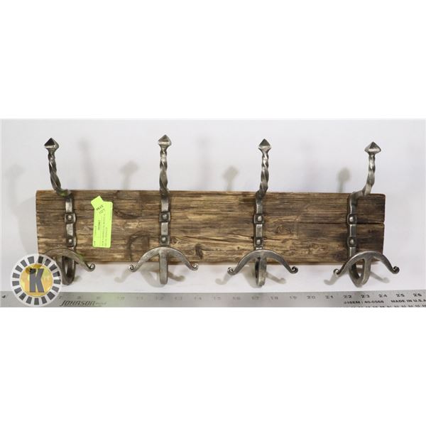 NEW FARMHOUSE WOOD AND METAL HANGER