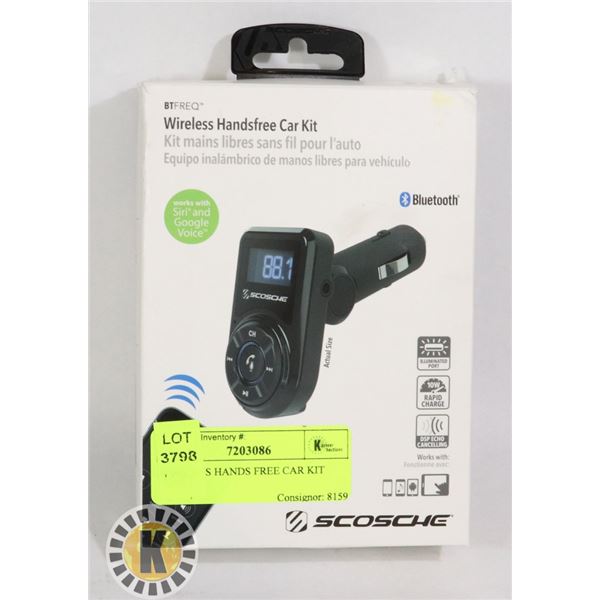 WIRELESS HANDS FREE CAR KIT