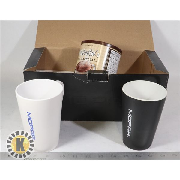 MOPAR BRANDED 2PC MUG AND HOT CHOCOLATE SET