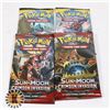 Image 1 : x4 POKEMON COLLECTORS BOOSTER PACKS OF CARDS, NEW