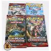 Image 1 : x4 POKEMON COLLECTORS BOOSTER PACKS OF CARDS, NEW