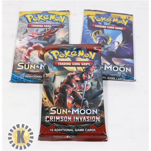 x4 POKEMON COLLECTORS BOOSTER PACKS OF CARDS, NEW