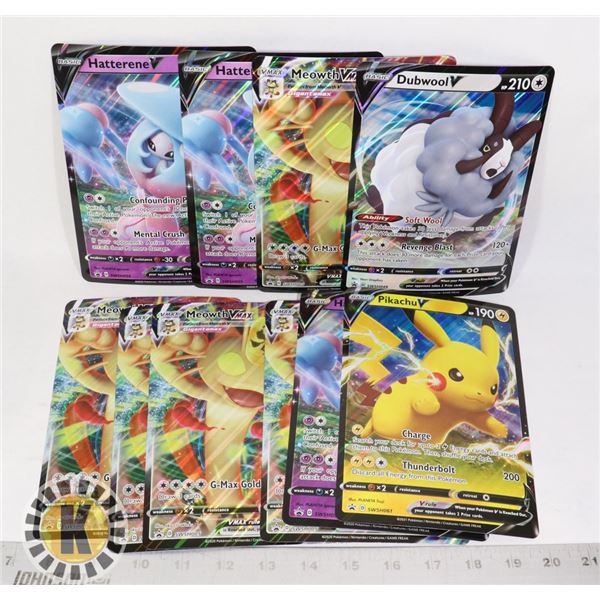 x10 POKEMON JUMBO COLLECTORS CARDS, NEW CONDITION
