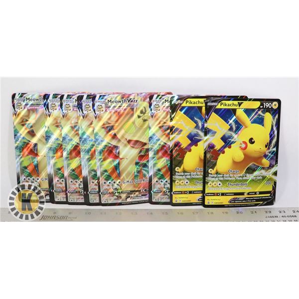 x10 POKEMON JUMBO COLLECTORS CARDS, NEW CONDITION