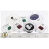 Image 1 : x7 GENUINE RUBY EMERALD SAPPHIRE LAPIS LAZULI