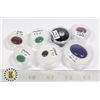 Image 1 : x7 GENUINE RUBY EMERALD SAPPHIRE LAPIS LAZULI