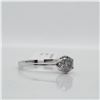 Image 4 : 10K WHITE GOLD DIAMOND(0.6CT,I3,H)  RING (~SIZE 6)