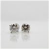 Image 1 : 14K WHITE GOLD MOISSANITE(1.42CT)  EARRINGS