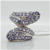 Image 1 : SILVER TANZANITE(2CT) RING
