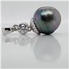 Image 2 : SILVER PEARL(5CT) CUBIC ZIRCONIA(1CT)