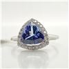 Image 3 : PLATINUM950 NATURAL TANZANITE(1.8CT)
