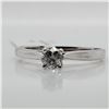 Image 1 : 10K WHITE GOLD DIAMOND(0.19CT) RING (~SIZE 5.5)