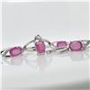 Image 2 : SILVER RUBY&CZ(6.4CT) SET (~WEIGHT 8.62G)