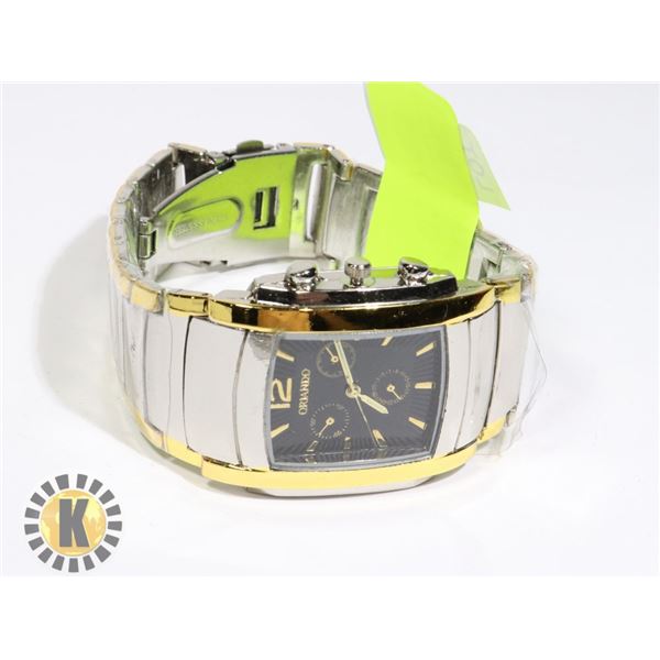 ORIANDO SQUARE HEADED MENS WATCH