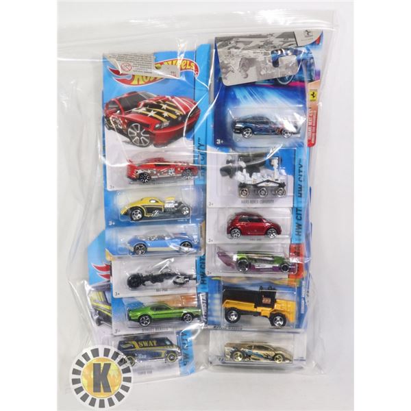 HOTWHEELS ASSORTED BAG OF 12