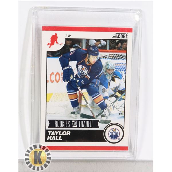 TAYLOR HALL OILERS HOCKEY CARD