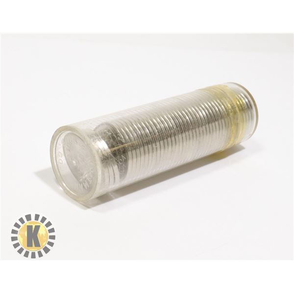 BRILLIANT UNCIRCULATED ROLL OF 1963 CANADIAN 5 CEN