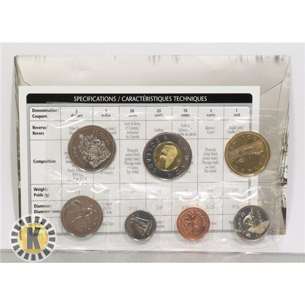 2002 ORIGINAL RCM PROOF-LIKE COIN SET