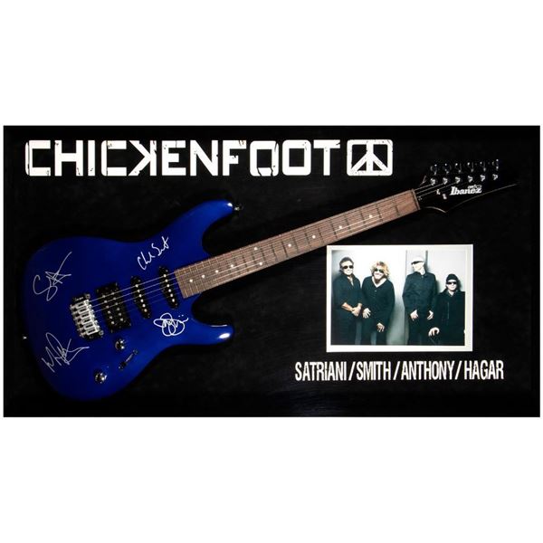 Chicken Foot signed guitar