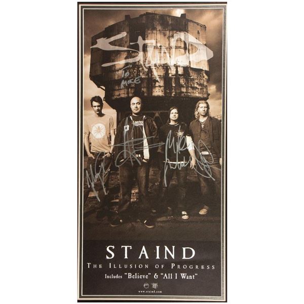 Staind Signed poster