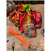 Image 1 : Lot safety  vests and flag