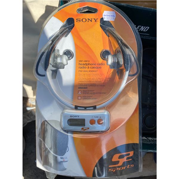 Sony headphone radio