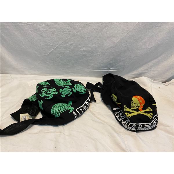 Two bandana hats