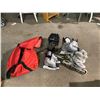 Image 1 : Lot roller blades skates and helmet
