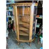 Image 1 : Oak display cabinet