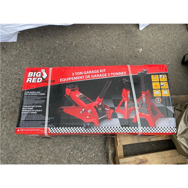 3 ton garage kit jack and stands