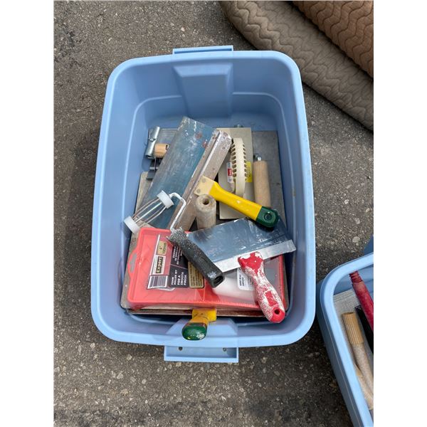 Misc painting supplies and drywall