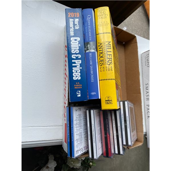Cd’s and books