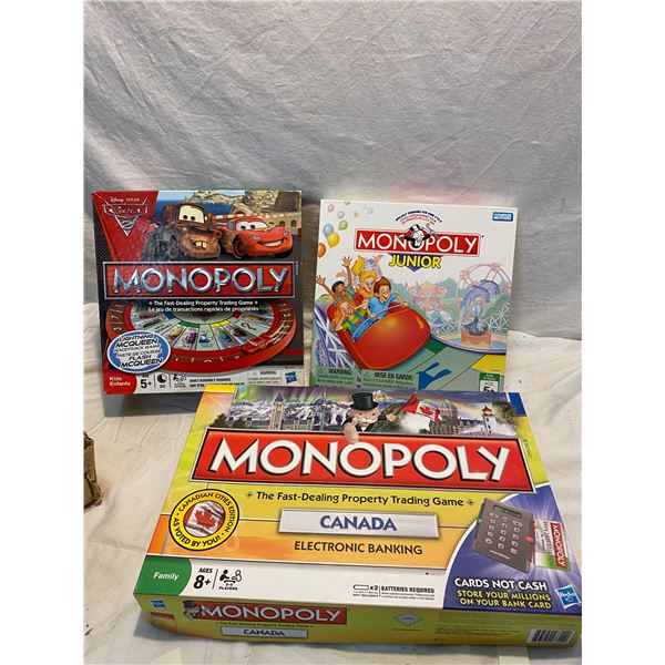 Monopoly games