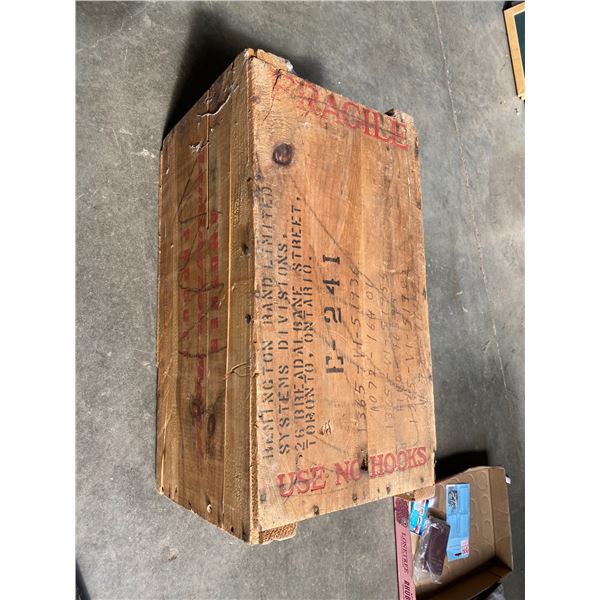 Wood crate