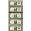 Image 1 : (5) Consecutive 1935G $1 Silver Certificates