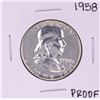 Image 1 : 1958 Proof Franklin Half Dollar Coin