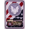 Image 2 : 2018-W $1 Proof American Silver Eagle Coin NGC PF69 Ultra Cameo Congratulations Flag