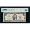 Image 1 : 1963 $2 Legal Tender Note PMG 67EPQ