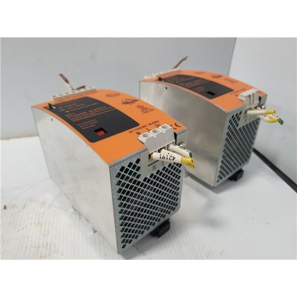 (2) IFM AC 1224 POWER SUPPLY