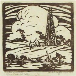 Mabel Fairfax Karl, Linoleum Cut