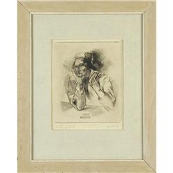 Mario Aiello, Etching