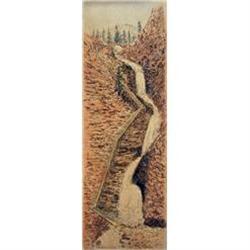 Clarence Leach, Hand Colored Etching