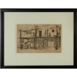 Edward Borein, Drypoint Etching