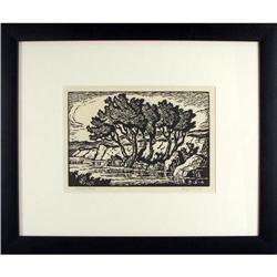 Birger Sandzen, Linoleum Cut